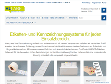 Tablet Screenshot of hl-label.de